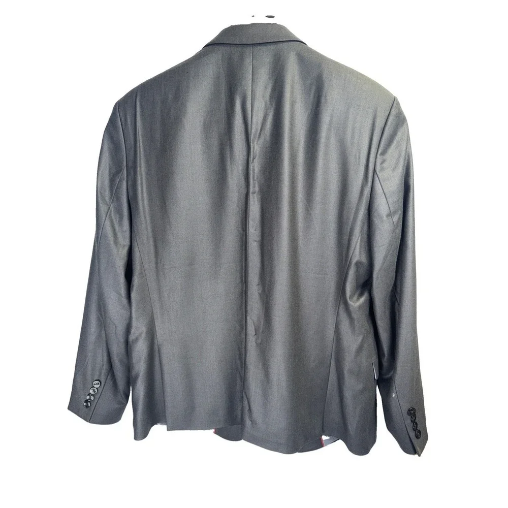 Zara Mens Textured Suit Jacket Blazer Sport Coat 44 Regular US  Charcoal